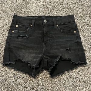 american eagle low rise jean shorts